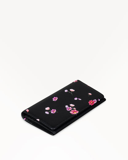 Cosmos Flap Wallet - Black