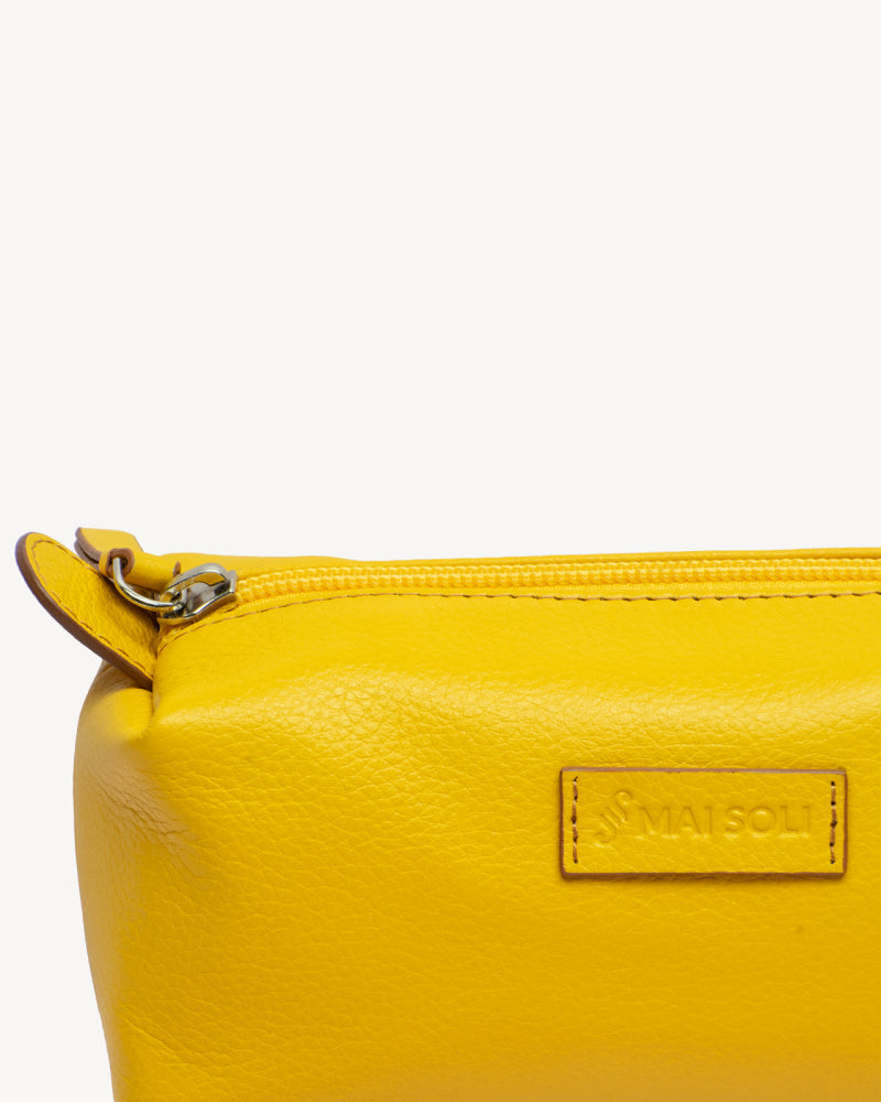 London Cosmetic Case - Yellow