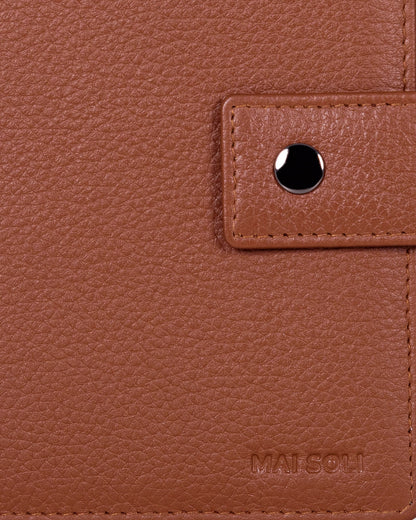 Nomad Travel Wallet- Cognac Brown