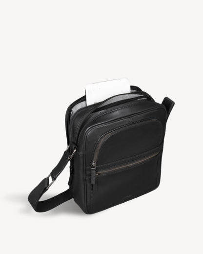 Roadie Large Crossbody Bag - Black