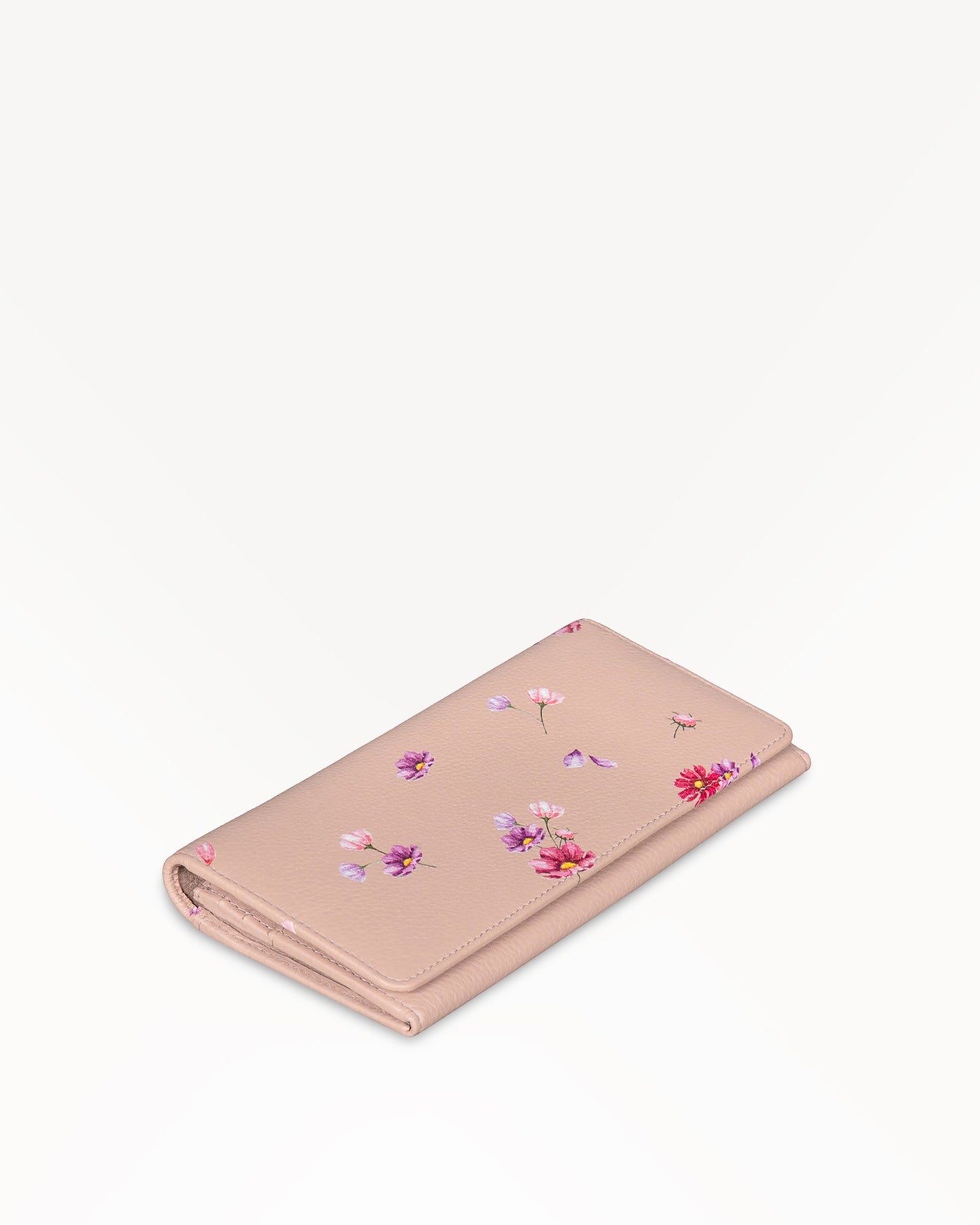 Cosmos Flap Wallet - Nude Pink