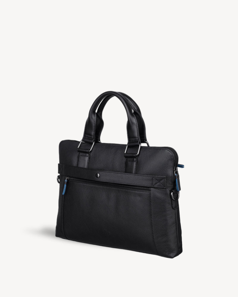 Cooper Slim Laptop Bag - Black – Mai Soli