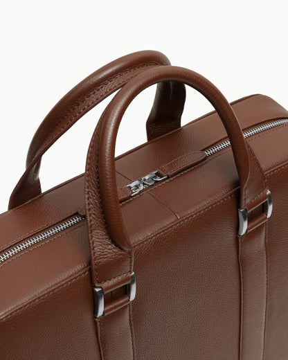 Monograph Briefcase 16" - Walnut Brown
