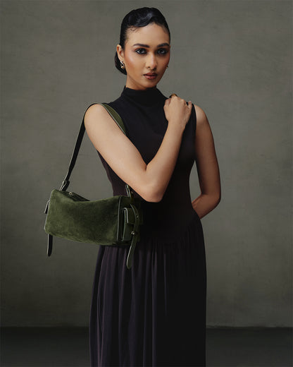 Chord Shoulder Bag  –  Olive