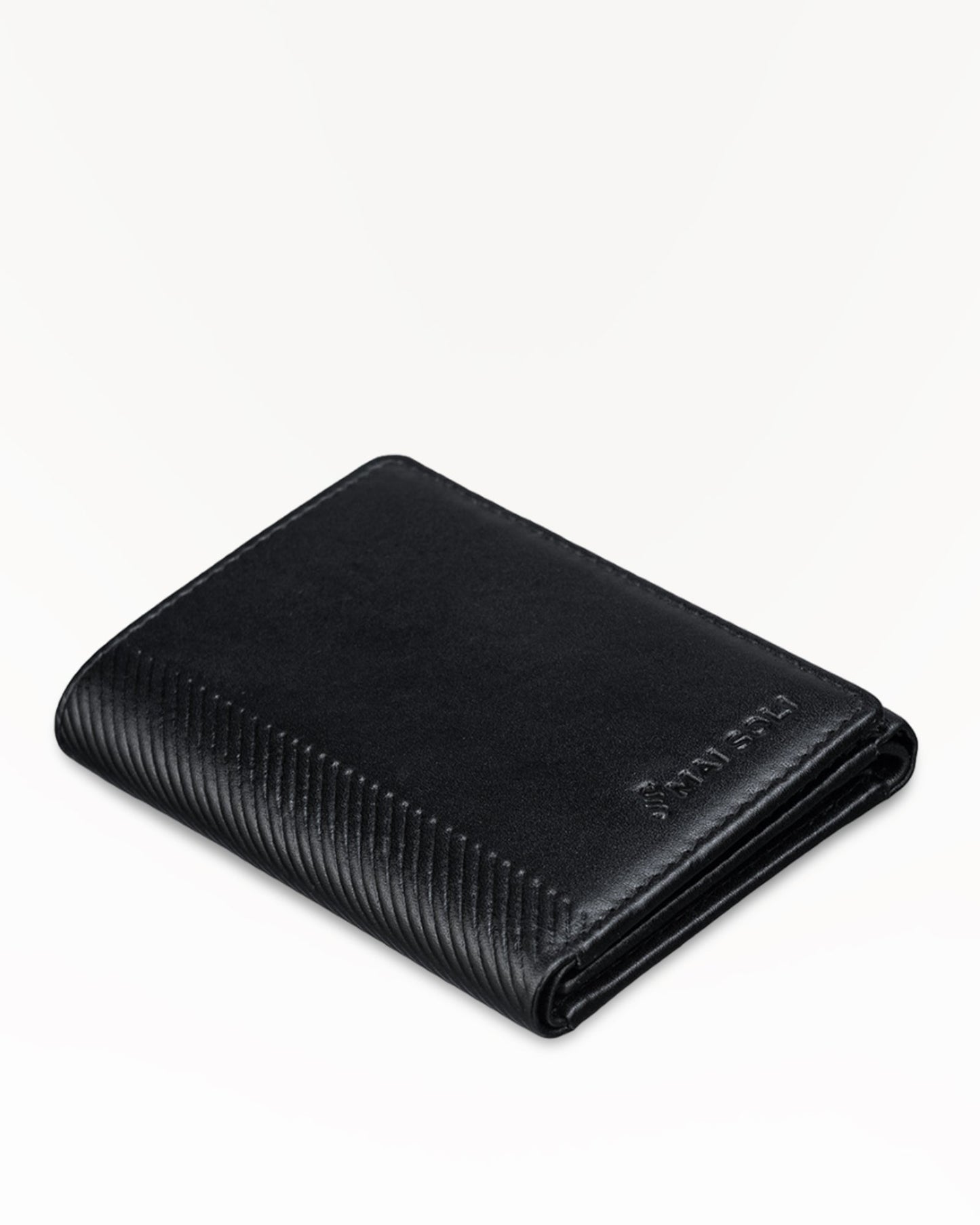 Elegance Tri-fold Wallet - Black