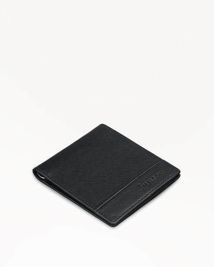 Antique Money Clip Wallet - Black