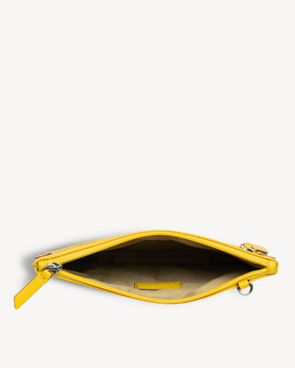 Virginia Small Slim Wristlet Pouch - Yellow