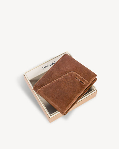 Ranger RFID Protected Bifold Wallet - Brown