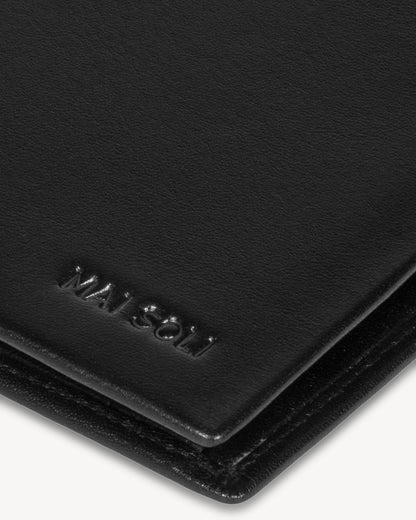 Maestro RFID Protected Bifold Wallet - Black Red