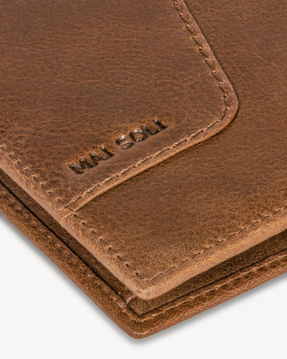 Ranger RFID Protected Bifold Wallet - Brown