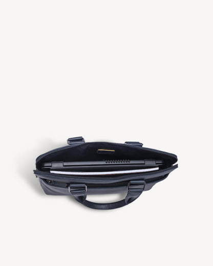 Cooper Slim Laptop Bag - Navy Blue