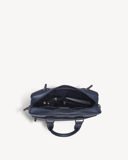 Carter Multi-pocket Laptop Bag - Navy Blue