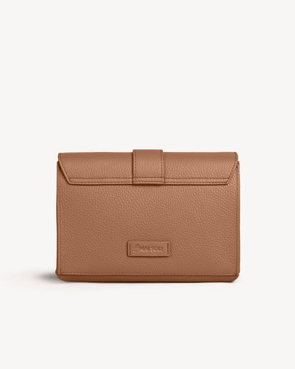 Claire Mini Envelope Clutch - Hazelnut