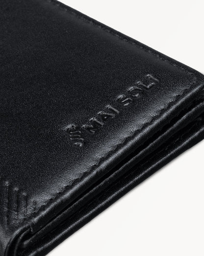 Elegance Tri-fold Wallet - Black