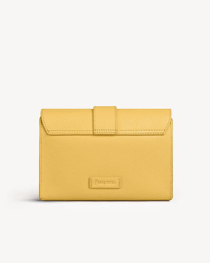 Claire Mini Envelope Clutch - Yellow