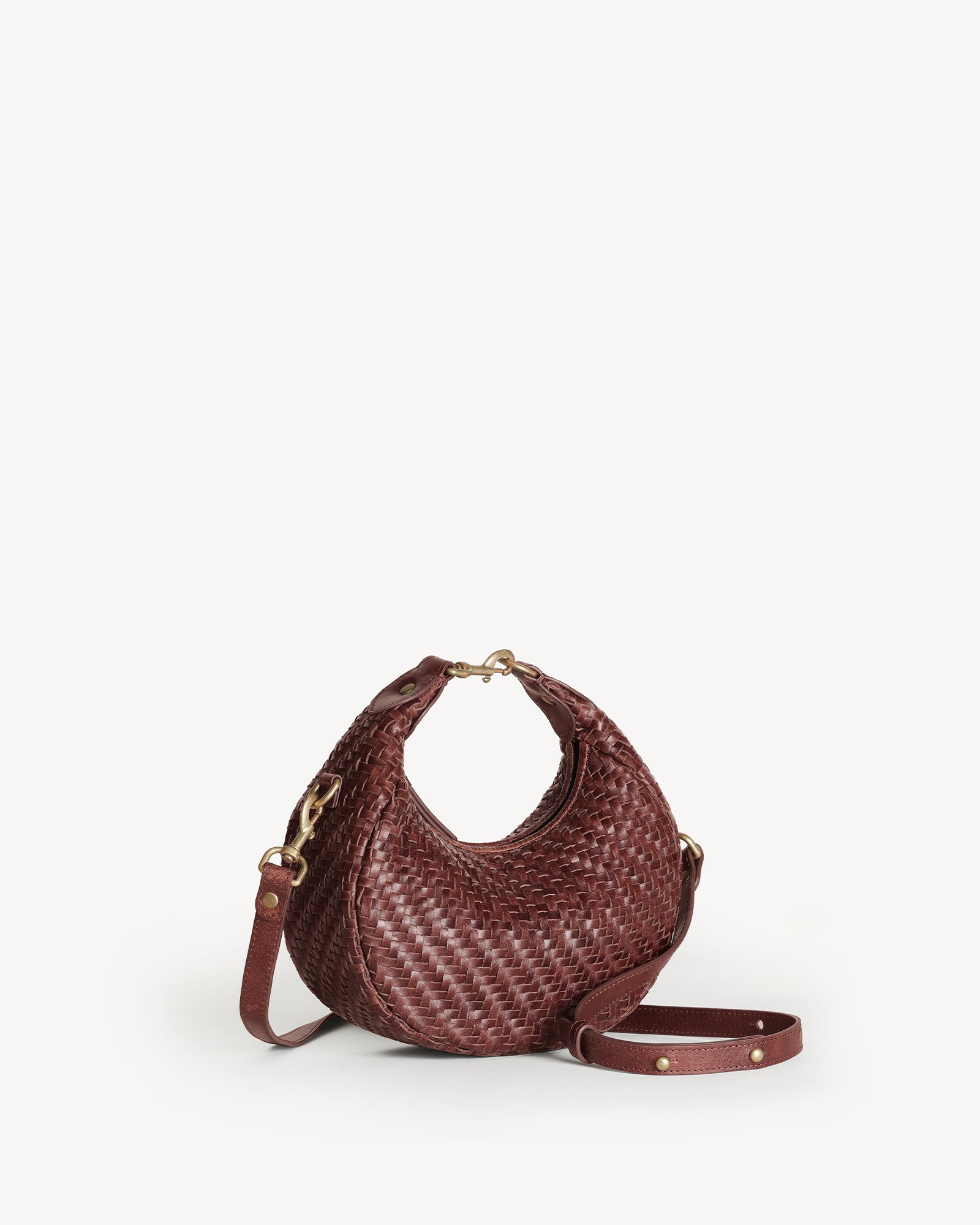 【美品】mame pvc bag / brown Dew Woven Handbag - Chestnut Brown – Mai Soli