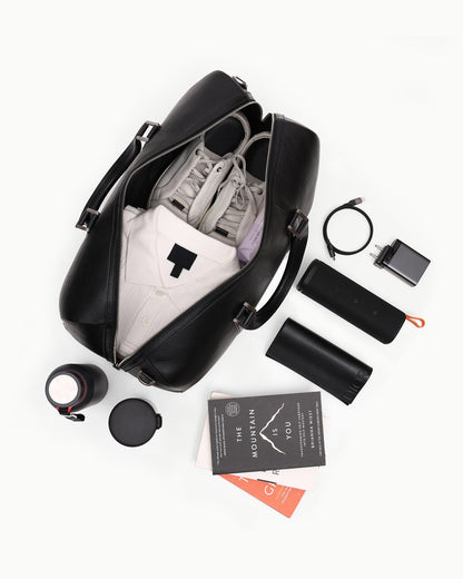 ⁠Monograph Duffel Bag - Black