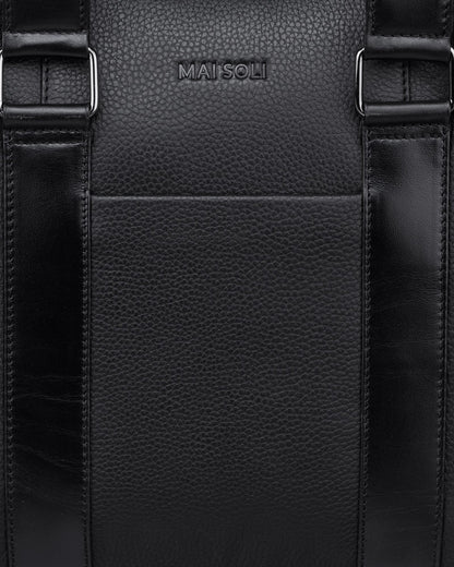 Carter Multi-pocket Laptop Bag - Black