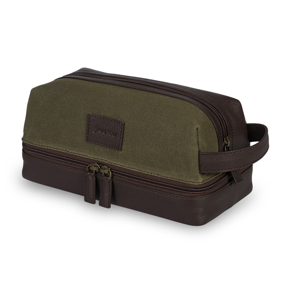 Toiletry Bag , Moss Green