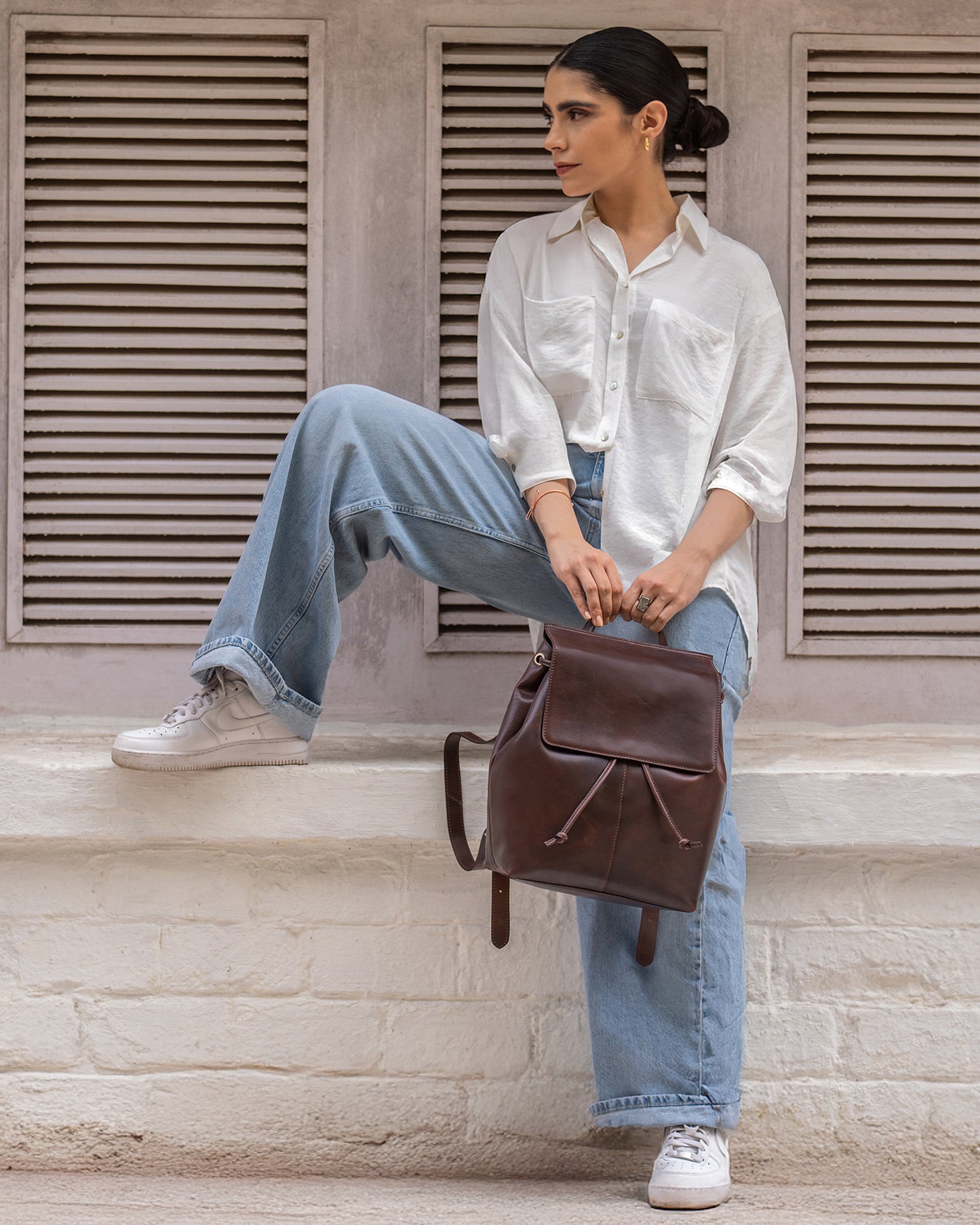 Hanoi Backpack - Vintage Caramel