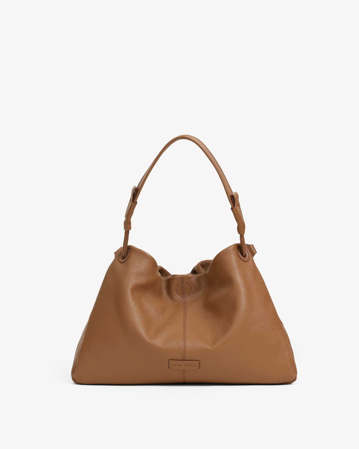Cynthia Gather Handbag - Tobacco