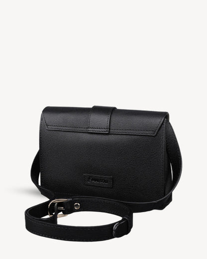 Claire Mini Envelope Clutch - Black