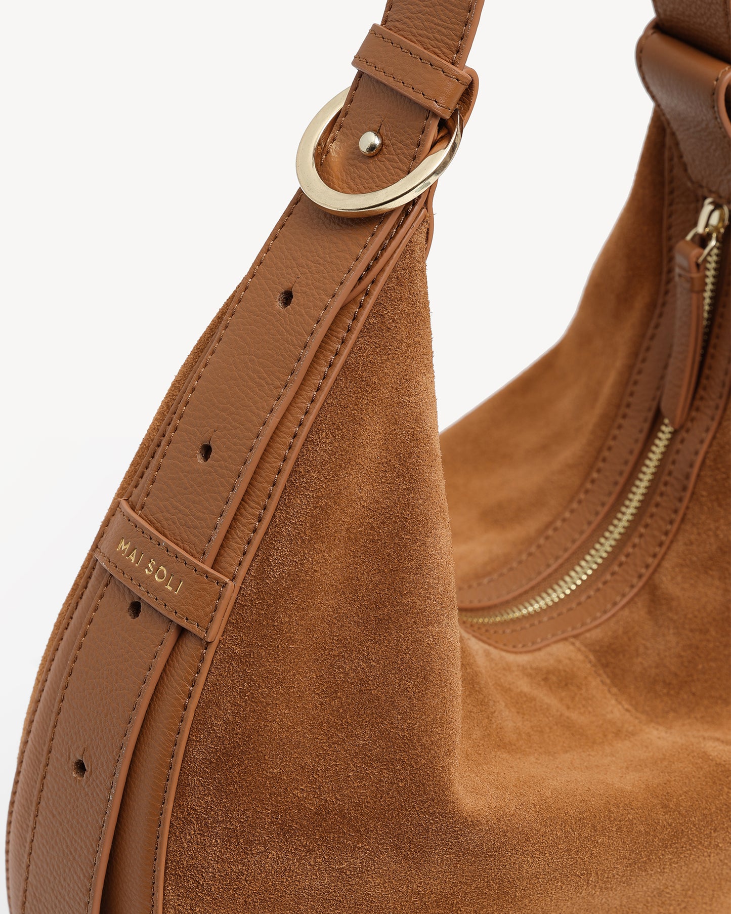 Cadence Hobo Bag  –   Caramel