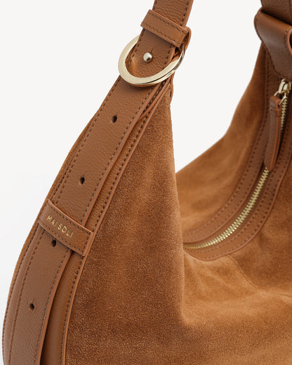 Cadence Hobo Bag  –   Caramel