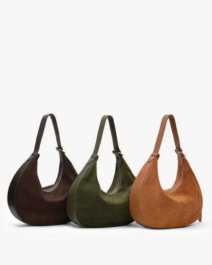 Cadence Hobo Bag  –   Caramel