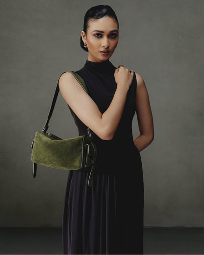 Chord Shoulder Bag  –  Olive