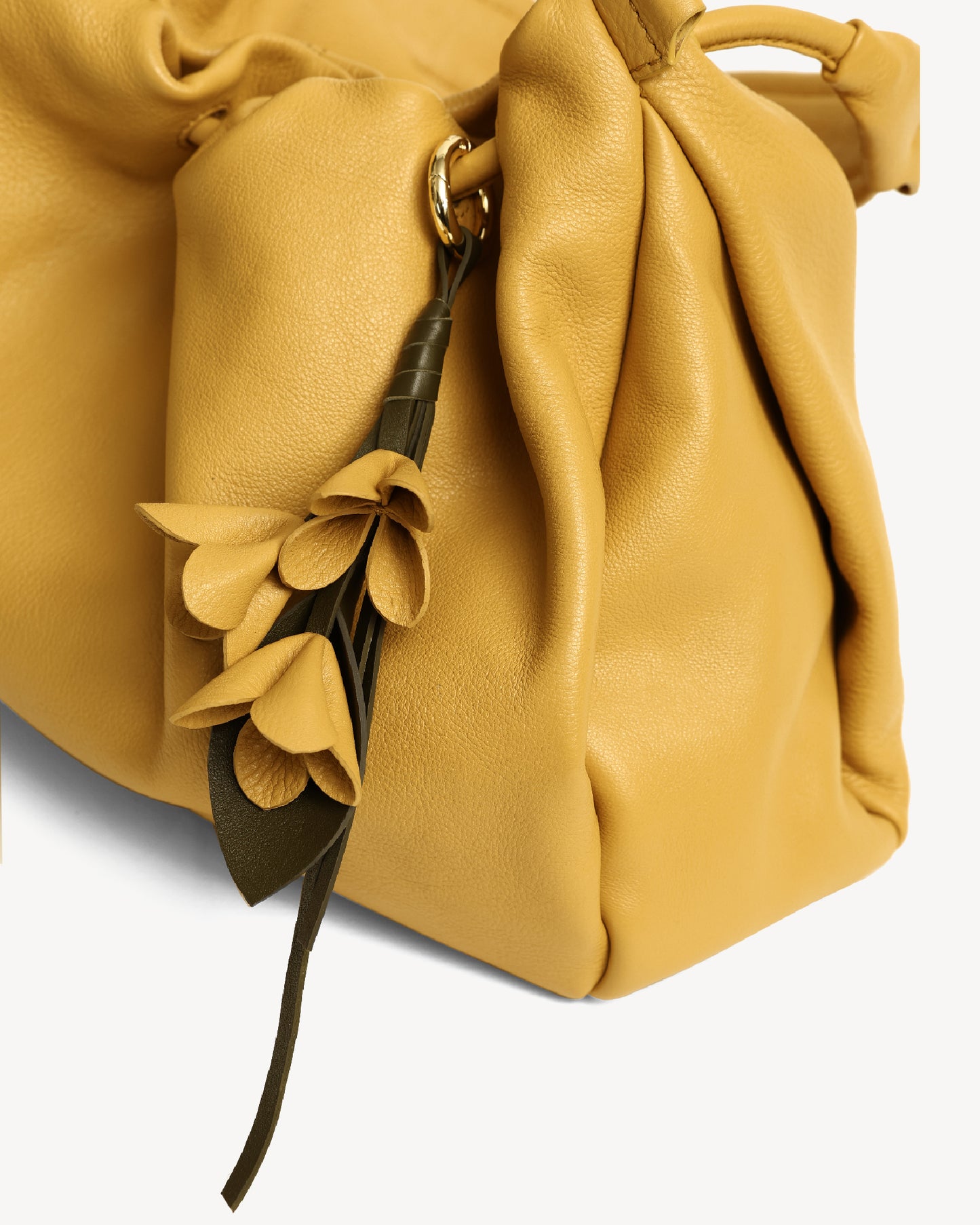 Cynthia Gather Handbag - Tea Stain