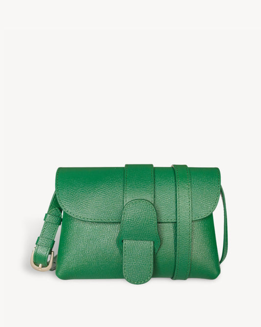 Claire Mini Envelope Clutch - Forest Green