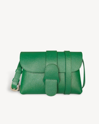 Claire Mini Envelope Clutch - Forest Green