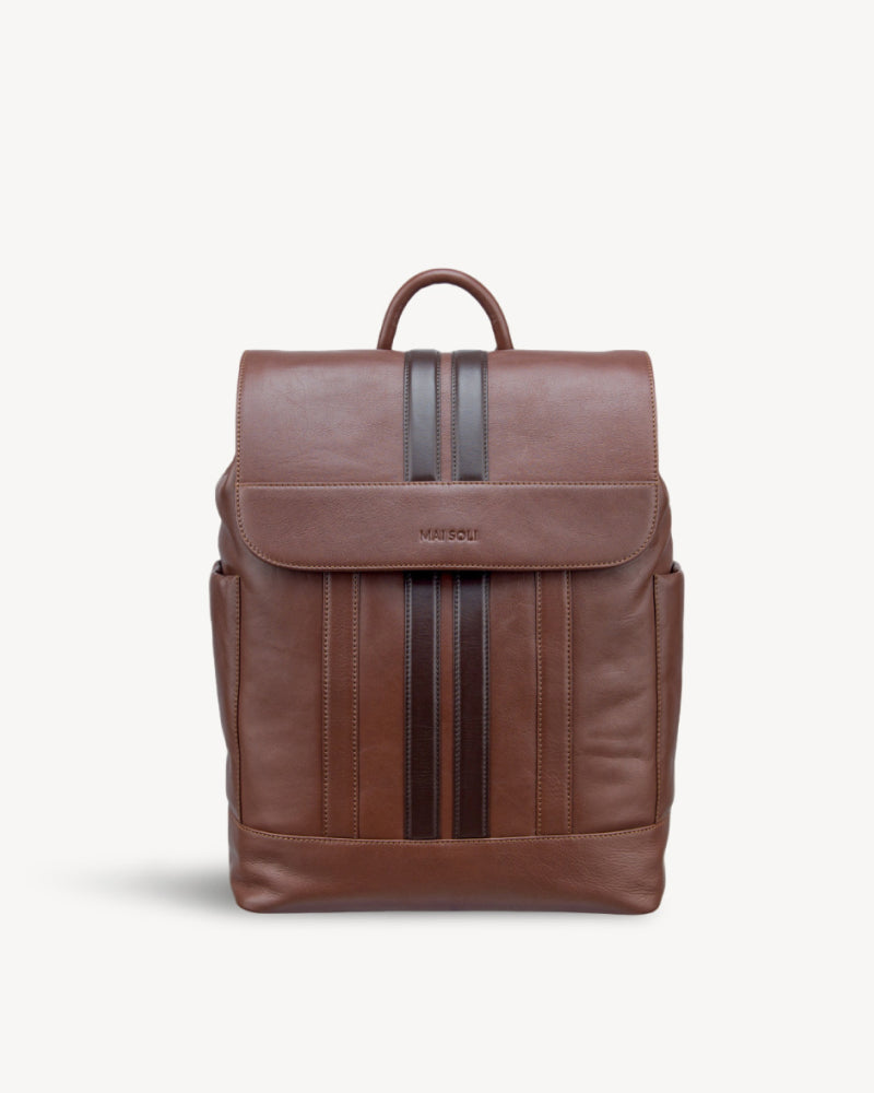 Alpha Large Backpack - Chestnut Brown