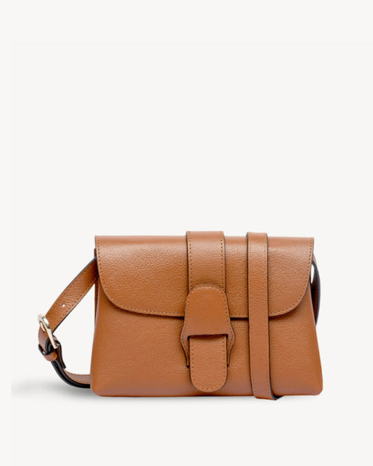 Claire Mini Envelope Clutch - Tan