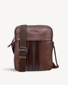 Alpha Crossbody Bag - Chestnut Brown