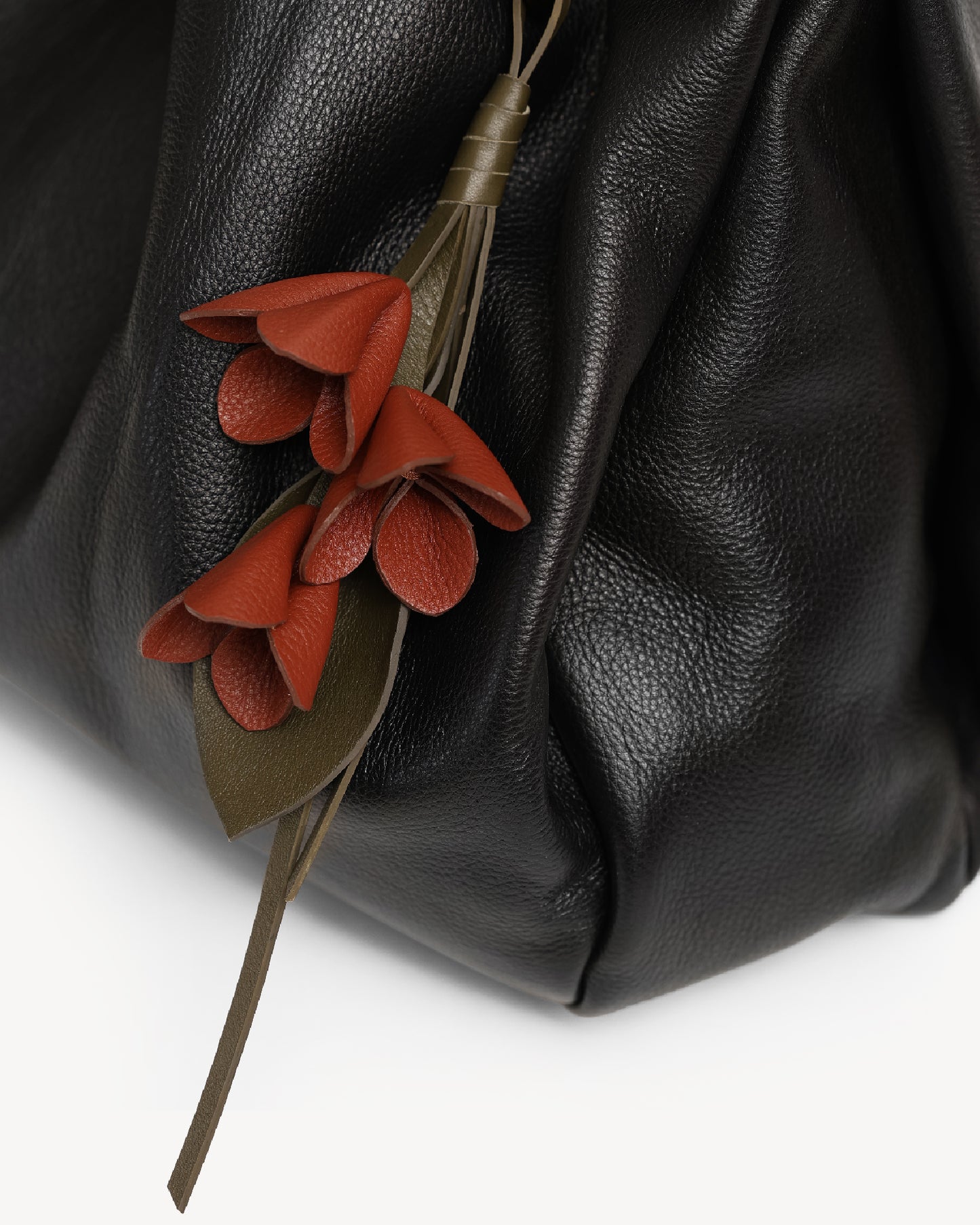 Cynthia Gather Handbag - Black