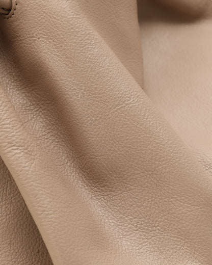 Cynthia Gather Handbag - Nude