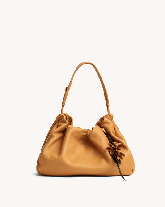 Cynthia Gather Handbag - Tea Stain