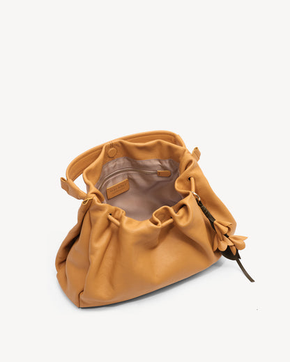 Cynthia Gather Handbag - Tea Stain