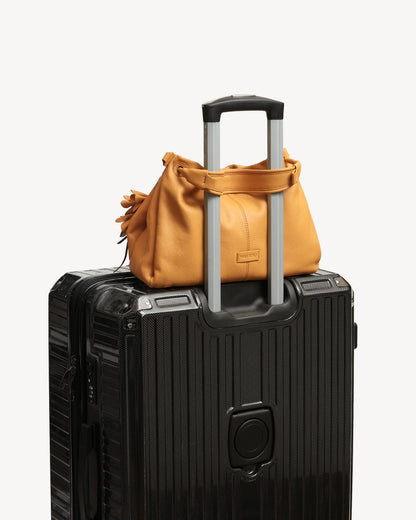 Cynthia Gather Handbag - Tea Stain