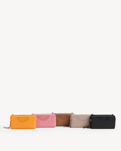 Chloe Clutch Bag - Apricot