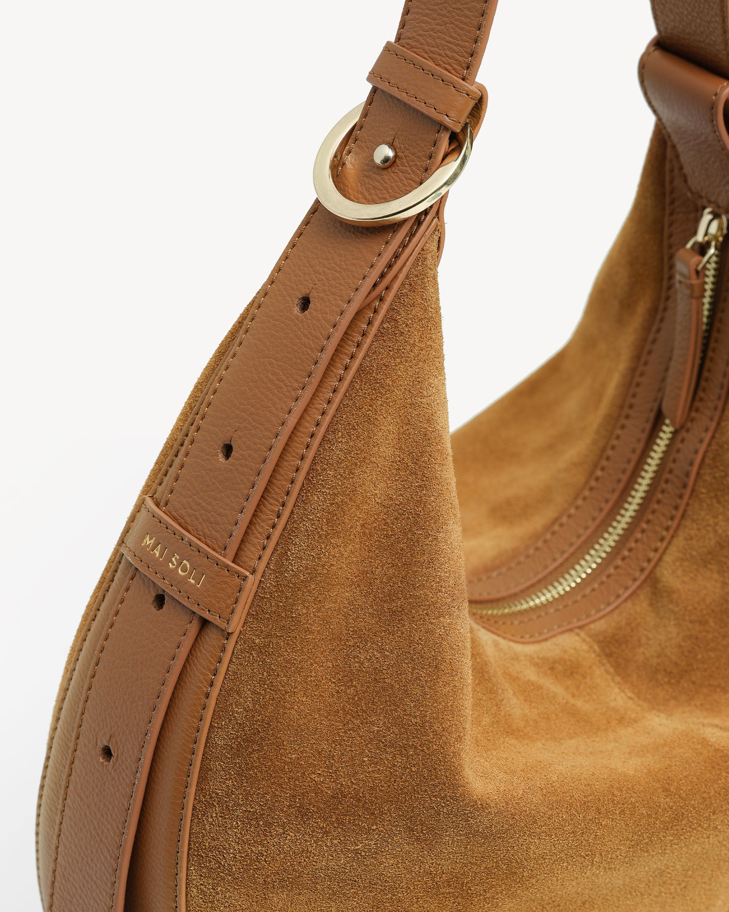 Cadence Hobo Bag  –   Caramel