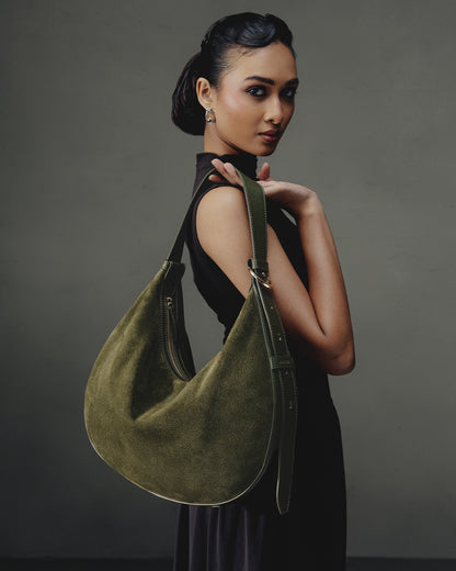Cadence Hobo Bag  – Olive