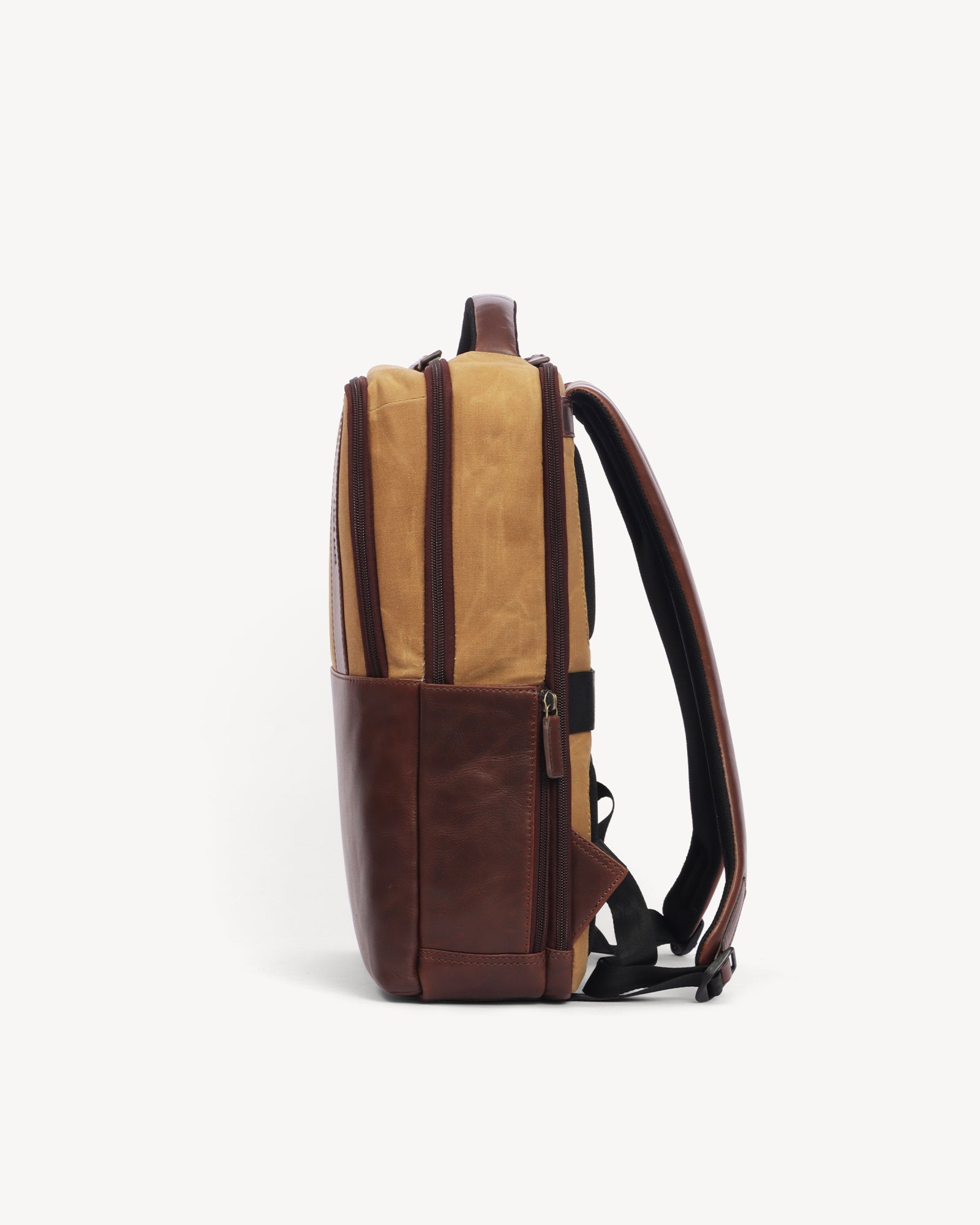 Lyon Waxed Canvas & Leather Backpack