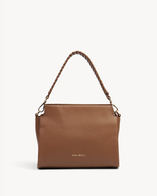 Noah Crossbody Bag - Hazelnut