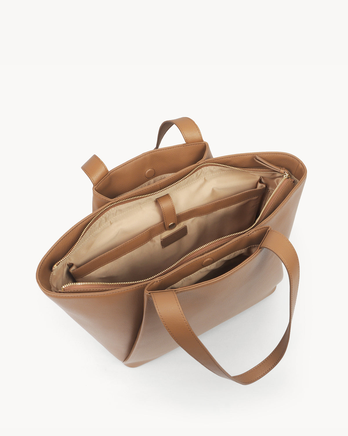 Clover Oversized Tote Bag - Tobacco