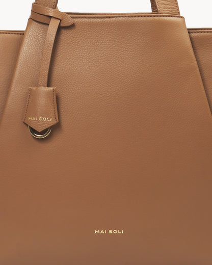 Clover Oversized Tote Bag - Tobacco
