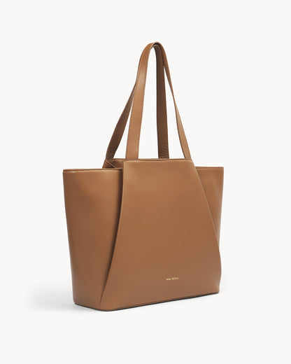 Clover Oversized Tote Bag - Tobacco