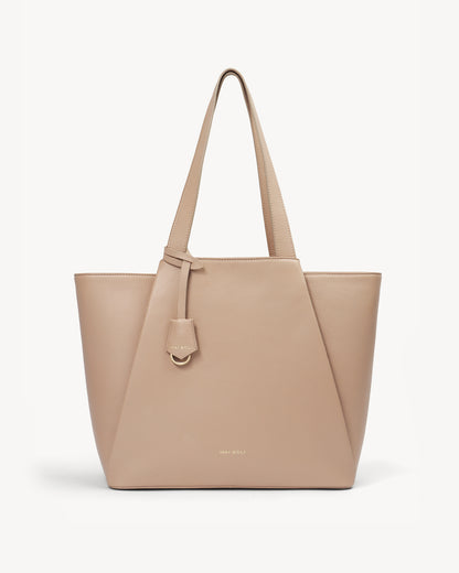 Clover Oversized Tote Bag - Nude